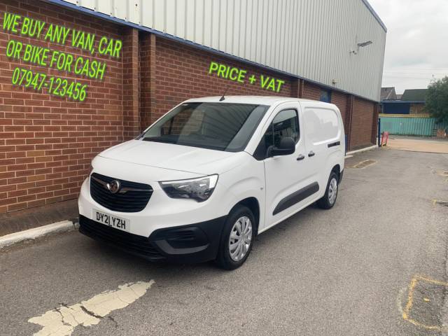 Vauxhall Combo 2300 1.5 Turbo D 100ps H1 Dynamic Van PANEL VAN Diesel White