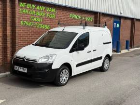 CITROEN BERLINGO 2017 (67) at Kars Ltd Chesham