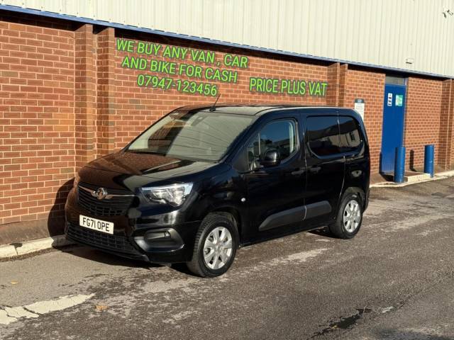 Vauxhall Combo 2000 1.5 Turbo D 100ps L1 H1 Griffin Van PANEL VAN Diesel Black