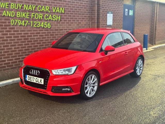 Audi A1 1.6 TDI S Line 3dr HATCHBACK Diesel Red
