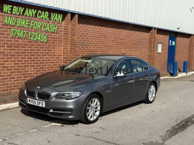 BMW 5 Series 2.0 2015 520d [190] SE 4dr Step Auto SALOON Diesel Grey