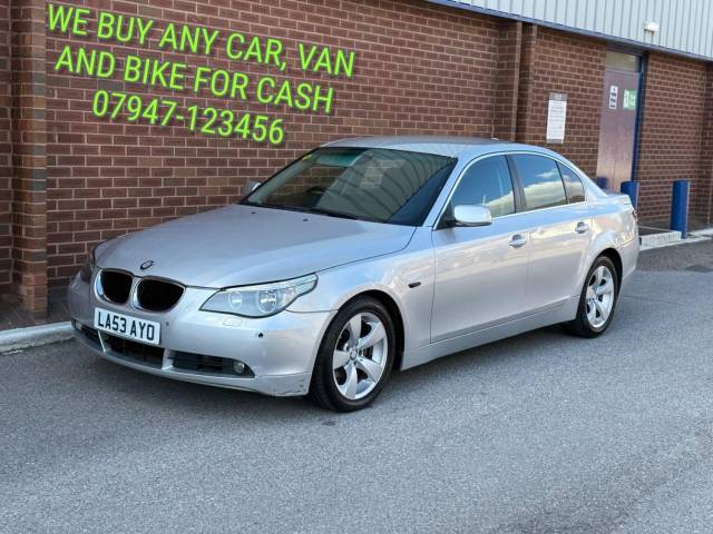 BMW 5 Series 2.5 525i SE 4dr Auto SALOON Petrol Silver