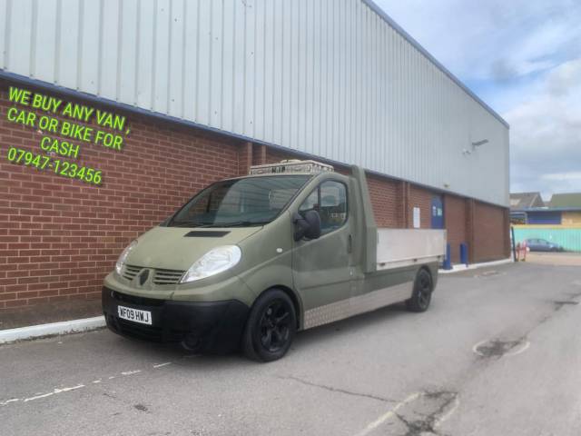Renault Trafic 2.0 PCLL29dCi 115 Platform Cab PLATFORM CAB Diesel Green