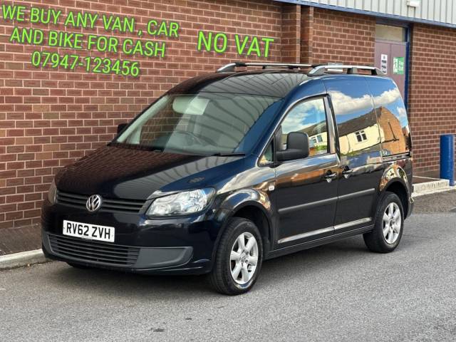 Volkswagen Caddy 1.6 TDI 102PS Van DSG ** NO VAT ** PANEL VAN Diesel Black