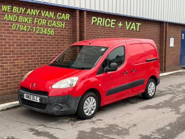 Peugeot Partner 625 S 1.6 HDi 75 Van ** 58000 MILES ONLY ** PANEL VAN Diesel Red