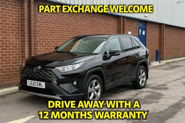 Toyota Rav4 2.5 VVT-i Hybrid Design 5dr CVT ESTATE Hybrid Black