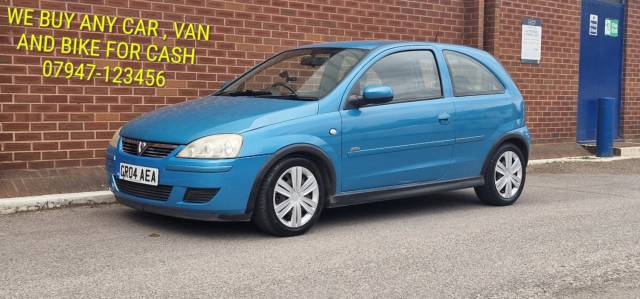 Vauxhall Corsa 1.4i 16V Design 3dr Auto HATCHBACK Petrol Blue