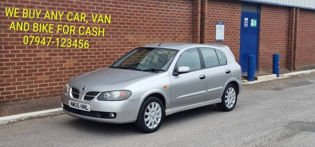 Nissan Almera 1.5 SX 5dr HATCHBACK Petrol Silver