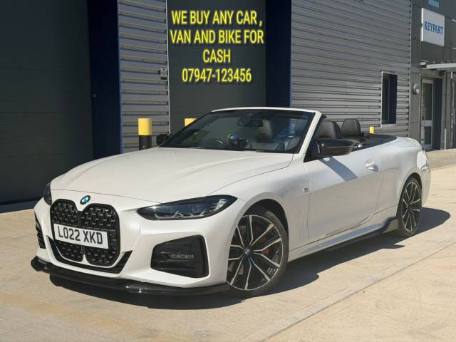 BMW 4 Series 2.0 430i [245] M Sport 2dr Step Auto CONVERTIBLE Petrol White