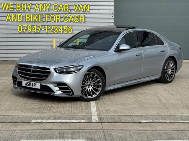 Mercedes-Benz S Class 3.0 S350d L 313 AMG Line Premium 4dr 9G-Tronic SALOON Diesel Silver
