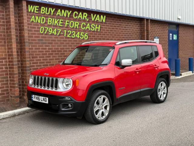 Jeep Renegade 2.0 Multijet Limited 5dr 4WD Auto ESTATE Diesel Red