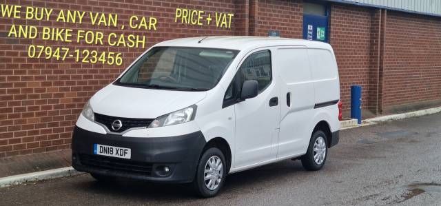 Nissan NV200 1.5 dCi Acenta Van Euro 6 CAR DERIVED VAN Diesel White