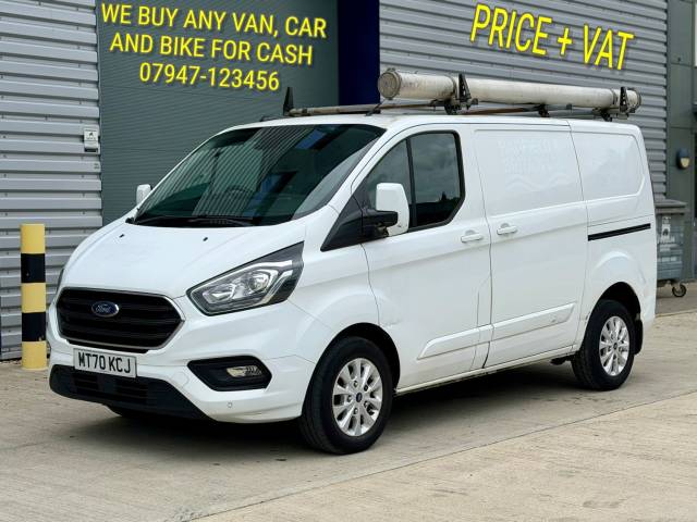 Ford Transit Custom 2.0 EcoBlue 130ps Low Roof Limited Van PANEL VAN Diesel White