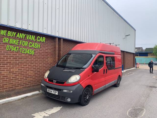Vauxhall Vivaro 1.9 MOTORHOME Diesel Red