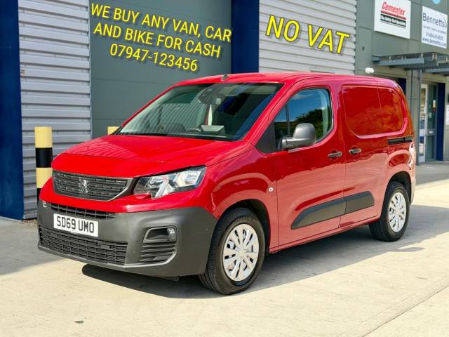 Peugeot Partner 1000 1.5 BlueHDi 100 Grip Van **NO VAT** PANEL VAN Diesel Red