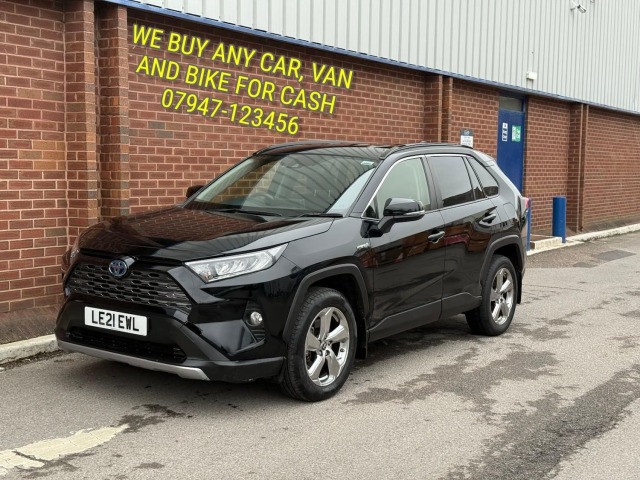 Toyota Rav4 2.5 VVT-i Hybrid Design 5dr CVT ESTATE Hybrid Black